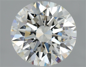 Picture of Natural Diamond 2.02 Carats, Round with Excellent Cut, I Color, VVS2 Clarity and Certified by GIA