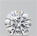 Natural Diamond 1.06 Carats, Round with Excellent Cut, D Color, FL Clarity and Certified by GIA