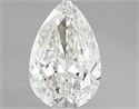 Natural Diamond 1.70 Carats, Pear with  Cut, H Color, VS1 Clarity and Certified by IGI