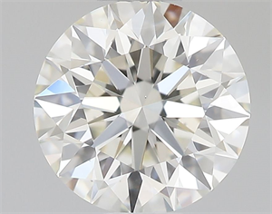 Picture of Natural Diamond 0.50 Carats, Round with Excellent Cut, J Color, VS1 Clarity and Certified by GIA