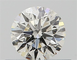 Picture of Natural Diamond 0.40 Carats, Round with Excellent Cut, I Color, SI1 Clarity and Certified by GIA