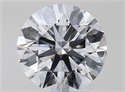 Natural Diamond 1.83 Carats, Round with Excellent Cut, D Color, VVS1 Clarity and Certified by GIA