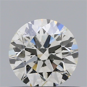 Picture of Natural Diamond 0.50 Carats, Round with Excellent Cut, H Color, SI1 Clarity and Certified by IGI