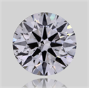 Natural Diamond 0.45 Carats, Round with Excellent Cut, K Color, SI2 Clarity and Certified by GIA