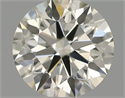 Natural Diamond 0.55 Carats, Round with Excellent Cut, I Color, VS2 Clarity and Certified by IGI