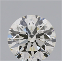 Natural Diamond 0.42 Carats, Round with Excellent Cut, K Color, VS2 Clarity and Certified by GIA