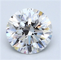 Natural Diamond 2.03 Carats, Round with Excellent Cut, E Color, VS1 Clarity and Certified by GIA