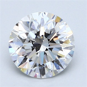 Picture of Natural Diamond 2.03 Carats, Round with Excellent Cut, E Color, VS1 Clarity and Certified by GIA