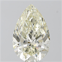 Natural Diamond 3.51 Carats, Pear with  Cut, K Color, IF Clarity and Certified by IGI