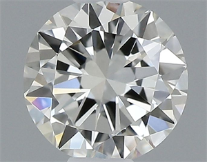 Picture of Natural Diamond 0.40 Carats, Round with Very Good Cut, J Color, VVS1 Clarity and Certified by GIA