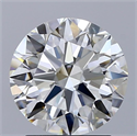 Natural Diamond 2.00 Carats, Round with Excellent Cut, G Color, SI1 Clarity and Certified by GIA