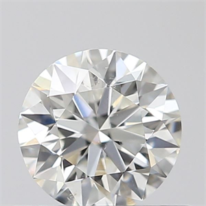 Picture of Natural Diamond 0.42 Carats, Round with Excellent Cut, H Color, SI1 Clarity and Certified by GIA