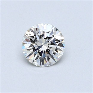 Picture of Natural Diamond 0.43 Carats, Round with Excellent Cut, H Color, VS1 Clarity and Certified by GIA