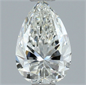 Natural Diamond 0.90 Carats, Pear with  Cut, H Color, VS2 Clarity and Certified by GIA