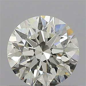 Picture of Natural Diamond 0.55 Carats, Round with Excellent Cut, J Color, VS2 Clarity and Certified by GIA