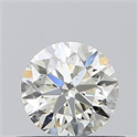 Natural Diamond 0.45 Carats, Round with Very Good Cut, K Color, SI1 Clarity and Certified by GIA