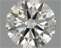 Natural Diamond 0.46 Carats, Round with Excellent Cut, I Color, VS2 Clarity and Certified by IGI