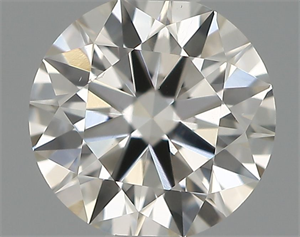 Picture of Natural Diamond 0.46 Carats, Round with Excellent Cut, I Color, VS2 Clarity and Certified by IGI