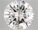 Natural Diamond 7.01 Carats, Round with Excellent Cut, I Color, VS2 Clarity and Certified by GIA