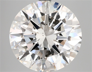 Picture of Natural Diamond 7.01 Carats, Round with Excellent Cut, I Color, VS2 Clarity and Certified by GIA