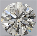 Natural Diamond 0.40 Carats, Round with Excellent Cut, H Color, SI1 Clarity and Certified by GIA