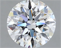 Natural Diamond 1.51 Carats, Round with Excellent Cut, D Color, VS1 Clarity and Certified by GIA