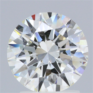 Picture of Natural Diamond 2.01 Carats, Round with Excellent Cut, J Color, VVS2 Clarity and Certified by GIA