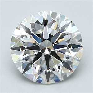 Picture of Natural Diamond 3.01 Carats, Round with Excellent Cut, H Color, VS2 Clarity and Certified by GIA