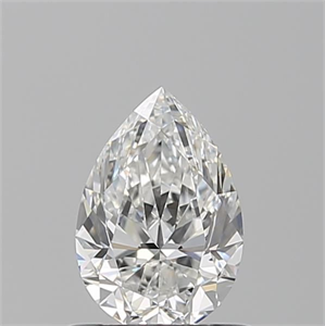 Picture of Natural Diamond 0.71 Carats, Pear with  Cut, E Color, VVS1 Clarity and Certified by GIA