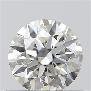 Picture of Natural Diamond 0.40 Carats, Round with Excellent Cut, I Color, VS1 Clarity and Certified by GIA