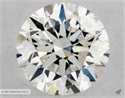 Natural Diamond 0.50 Carats, Round with Excellent Cut, J Color, VVS2 Clarity and Certified by GIA