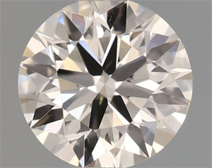 Picture of Natural Diamond 0.42 Carats, Round with Excellent Cut, H Color, VS1 Clarity and Certified by IGI