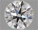 Natural Diamond 2.01 Carats, Round with Very Good Cut, D Color, FL Clarity and Certified by GIA