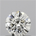 Natural Diamond 0.50 Carats, Round with Excellent Cut, H Color, SI1 Clarity and Certified by IGI