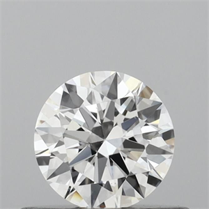 Picture of Natural Diamond 0.40 Carats, Round with Excellent Cut, D Color, VS2 Clarity and Certified by GIA