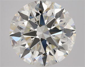 Picture of Natural Diamond 3.01 Carats, Round with Excellent Cut, I Color, VVS2 Clarity and Certified by IGI