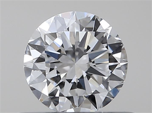 Picture of Natural Diamond 0.40 Carats, Round with Good Cut, D Color, VS1 Clarity and Certified by GIA