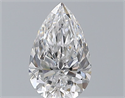 Natural Diamond 1.01 Carats, Pear with  Cut, D Color, VVS2 Clarity and Certified by GIA