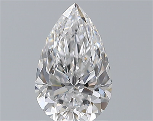 Picture of Natural Diamond 1.01 Carats, Pear with  Cut, D Color, VVS2 Clarity and Certified by GIA