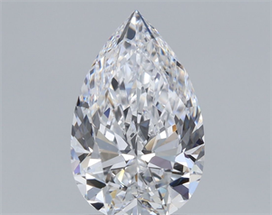 Picture of Natural Diamond 1.20 Carats, Pear with  Cut, D Color, VS2 Clarity and Certified by GIA