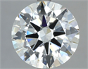 Natural Diamond 2.52 Carats, Round with Excellent Cut, K Color, IF Clarity and Certified by GIA