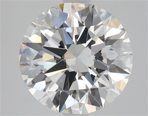 Picture of Natural Diamond 3.50 Carats, Round with Excellent Cut, E Color, VVS2 Clarity and Certified by GIA