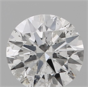 Natural Diamond 0.60 Carats, Round with Excellent Cut, F Color, I1 Clarity and Certified by GIA