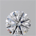 Natural Diamond 1.71 Carats, Round with Excellent Cut, D Color, VVS2 Clarity and Certified by GIA