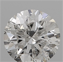 Natural Diamond 0.51 Carats, Round with Excellent Cut, G Color, SI2 Clarity and Certified by IGI