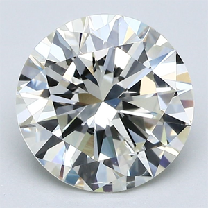 Picture of Natural Diamond 3.00 Carats, Round with Very Good Cut, K Color, SI2 Clarity and Certified by GIA