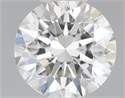 Natural Diamond 0.40 Carats, Round with Excellent Cut, H Color, VVS2 Clarity and Certified by GIA