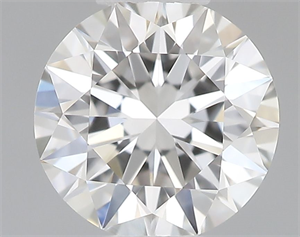 Picture of Natural Diamond 0.40 Carats, Round with Excellent Cut, H Color, VVS2 Clarity and Certified by GIA