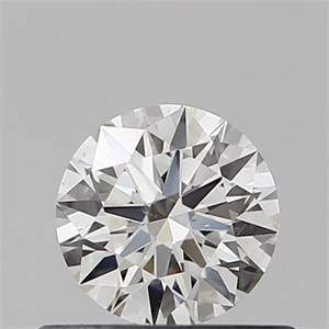 Picture of Natural Diamond 0.40 Carats, Round with Excellent Cut, I Color, VS2 Clarity and Certified by GIA