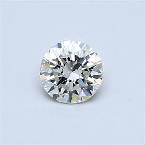 Picture of Natural Diamond 0.40 Carats, Round with Excellent Cut, J Color, VVS2 Clarity and Certified by GIA